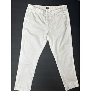 J.Crew The Sutton 38/32 Tan Chino Straight Flat Front Pants Men's